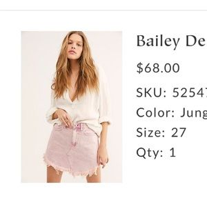 Bailey Demin mini skirt